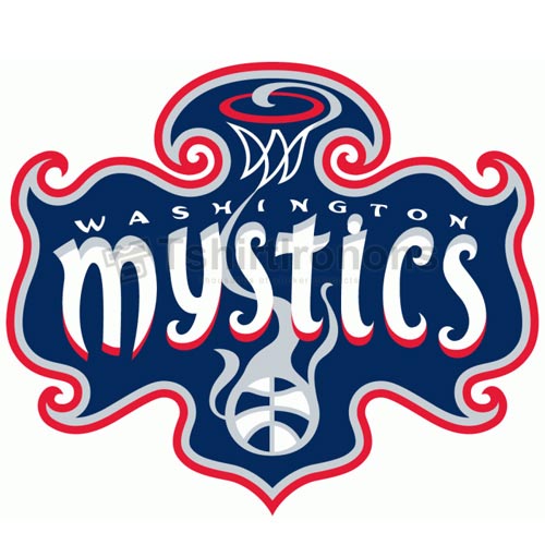 Washington Mystics T-shirts Iron On Transfers N5708 - Click Image to Close